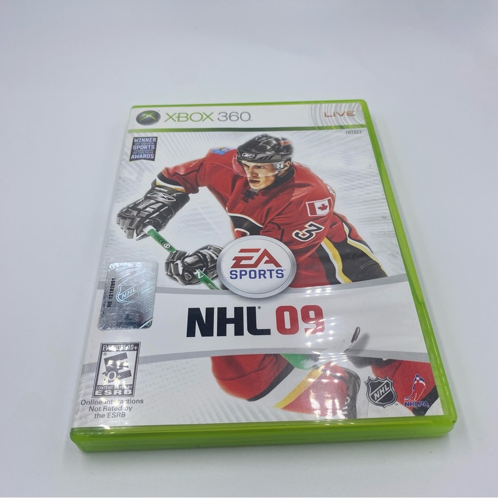 NHL 09 (Microsoft Xbox 360, 2008) COMPLETE TESTED